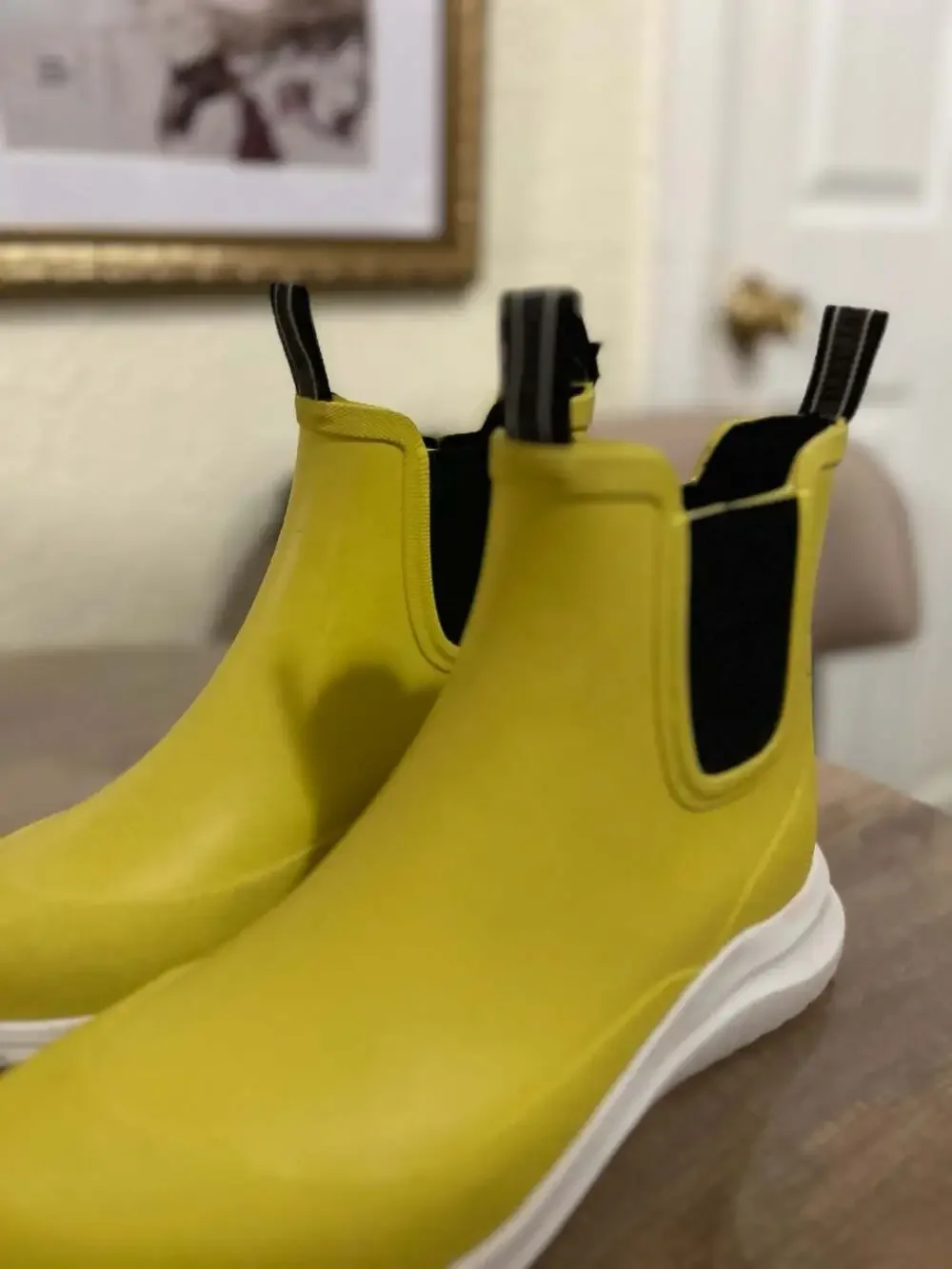 Ilse Jacobsen RUB 03C Waterproof Ankle Rain Boots in Sunbeam Yellow